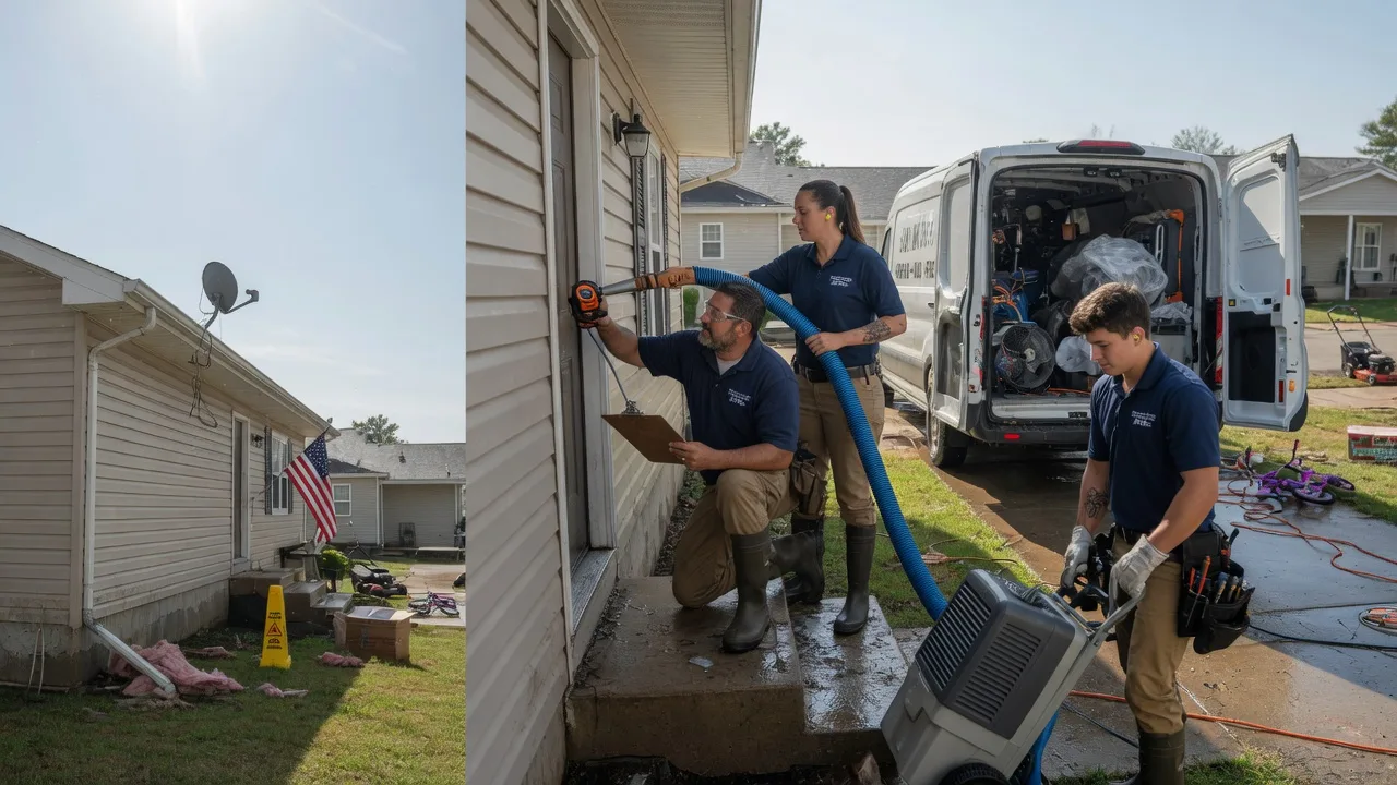 Ceiling Water Damage Restoration in Rock Falls, IA near me